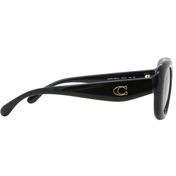 COACH HC 8391U 500287 Women Sunglass Black - Image 3