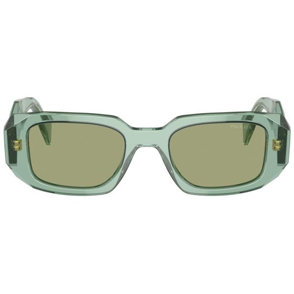 PRADA SPR 17W 11R-10E Women Sunglass Sage Crystal