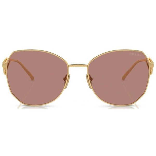 PRADA SPR 57Y 5AK-10D Women Sunglass Gold