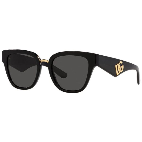 D&G 4437 501/87 Women Sunglass Black - Image 2