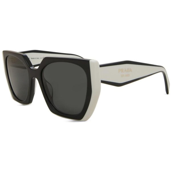 PRADA SPR 15W 09Q-5S0 Women Sunglass Black - Image 2