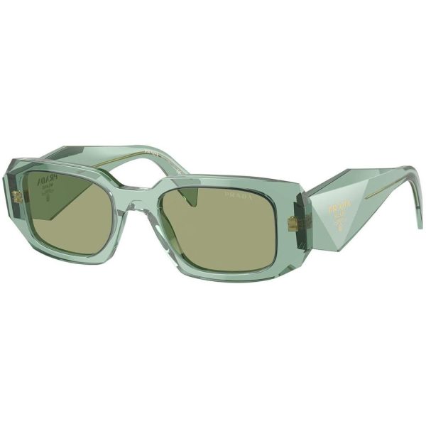 PRADA SPR 17W 11R-10E Women Sunglass Sage Crystal - Image 2