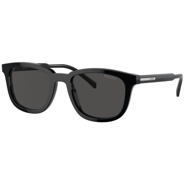 PRADA SPR A21 16K-08Z Men Sunglass Black - Image 2