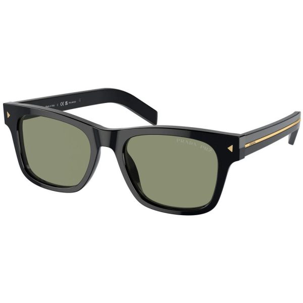 PRADA SPR A17 16K-20G Men Sunglass Black - Image 2
