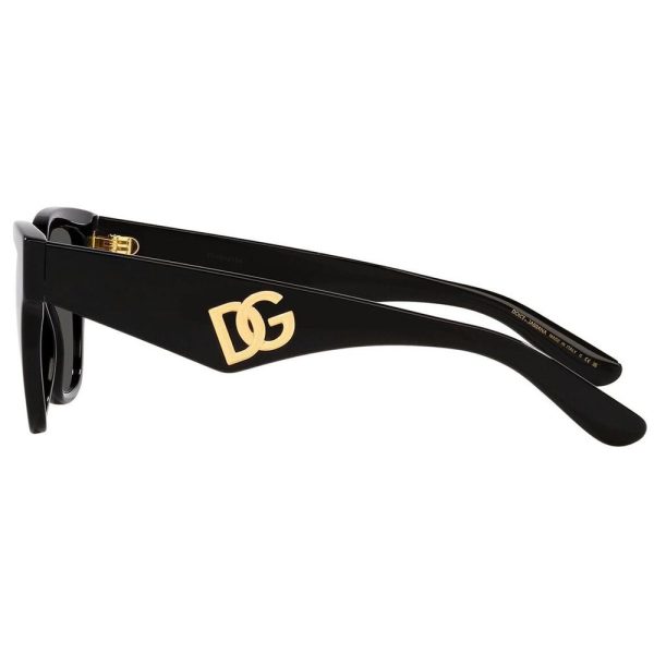 D&G 4437 501/87 Women Sunglass Black - Image 3