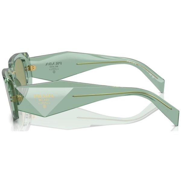PRADA SPR 17W 11R-10E Women Sunglass Sage Crystal - Image 3