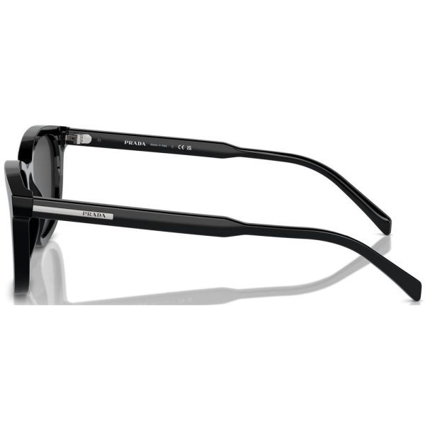 PRADA SPR A21 16K-08Z Men Sunglass Black - Image 3