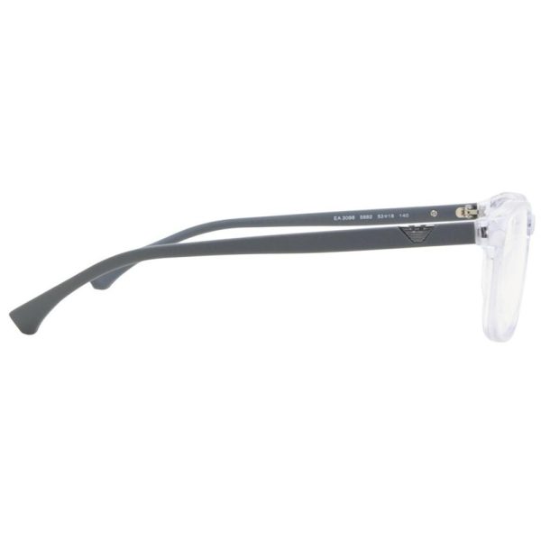 EMPORIO ARMANI EA 3098 5882 Men Optical Frame Shiny Clear - Image 3