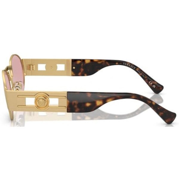 VERSACE VE 2264 1002/84 Unisex Sunglass Gold - Image 3