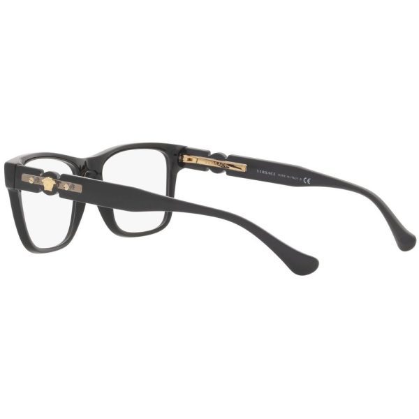 VERSACE VE 3303 GB1 Men Optical Frame Black - Image 3