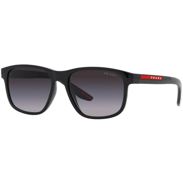 PRADA SPS 06Y 1AB-09U Unisex Sunglass Black - Image 2