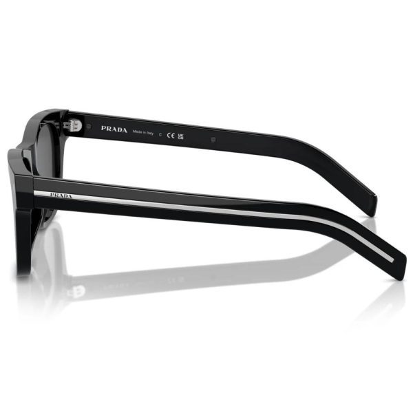 PRADA SPR A17 16K-731 Men Sunglass Black - Image 3