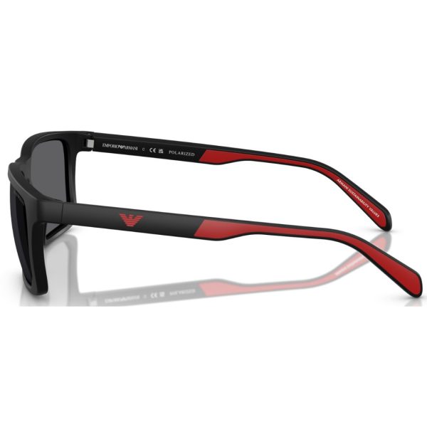 EMPORIO ARMANI EA 4219 5001/T3 Men Sunglass Black - Image 3