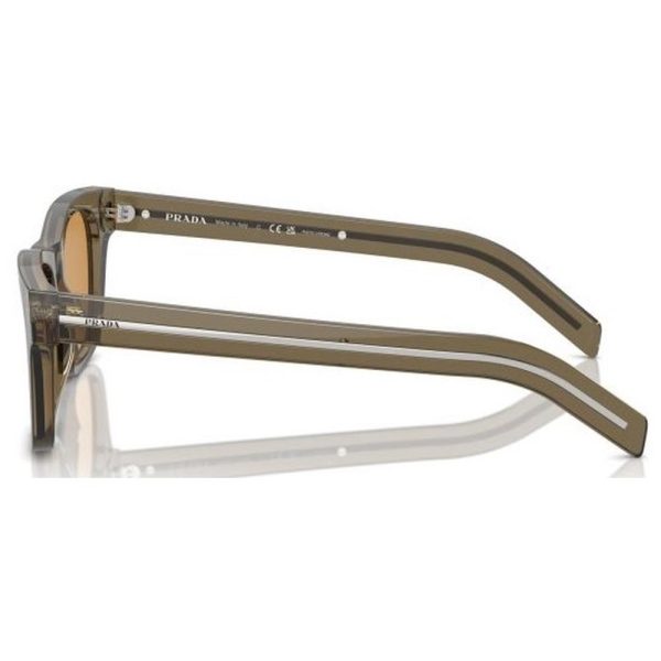 PRADA SPR A17 18T-60F Men Sunglass Transparent Earth - Image 3