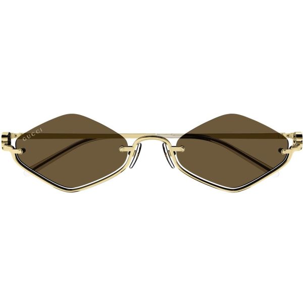 GUCCI GG1604S 002 Women Sunglass Gold