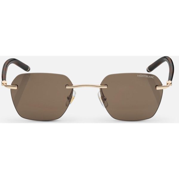 MONT BLANC MB0367S 004 Men Sunglass Silver