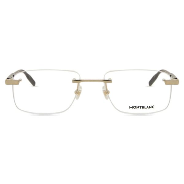 MONT BLANC MB0088O 003 Men Optical Glasses Gold