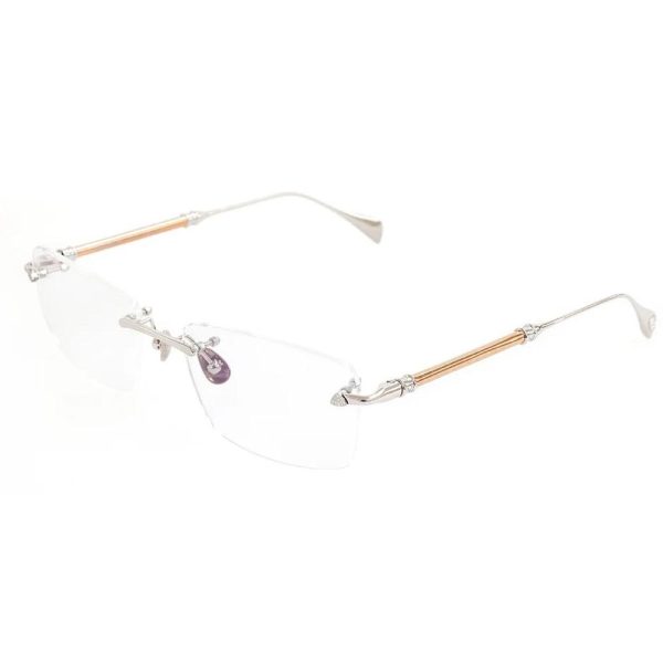MAYBACH THE VISUAL II Unisex Optical Glasses Gold - Image 2