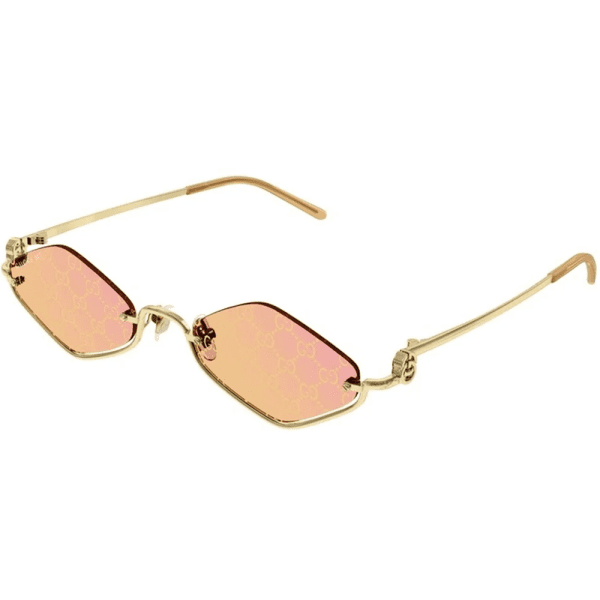 GUCCI GG1604S 004 Women Sunglass Gold - Image 2
