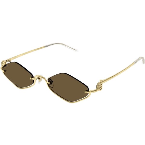 GUCCI GG1604S 002 Women Sunglass Gold - Image 2