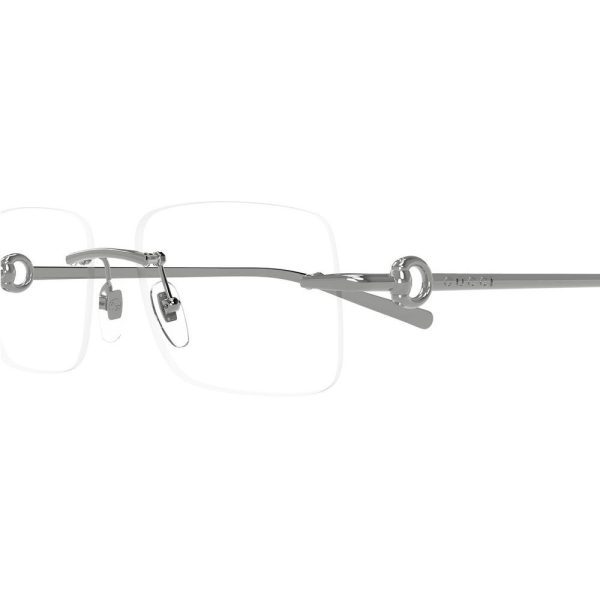 GUCCI GG1703O 001 Men Optical Glasses Silver - Image 2