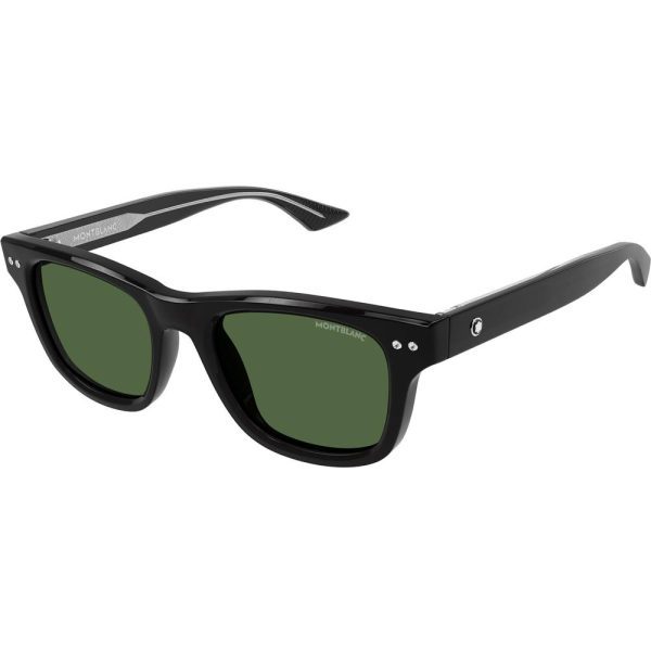 MONT BLANC MB0254S 006 Men Sunglass Black - Image 2