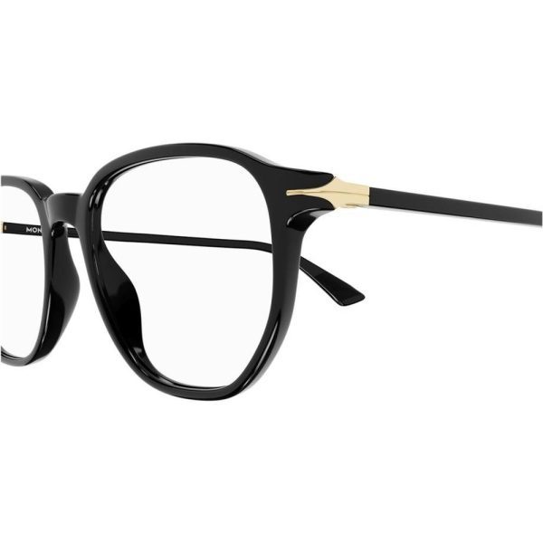 MONT BLANC MB0366O 001 Men Optical Glasses Black - Image 2
