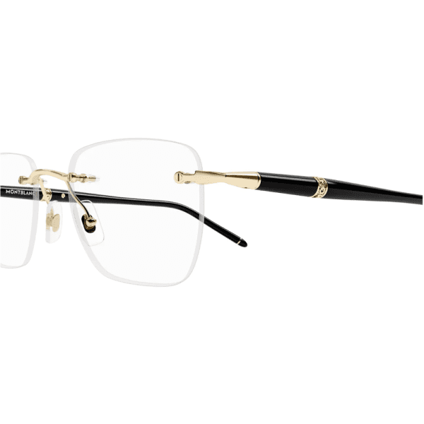 MONT BLANC MB0346O 001 Men Optical Glasses Gold - Image 2