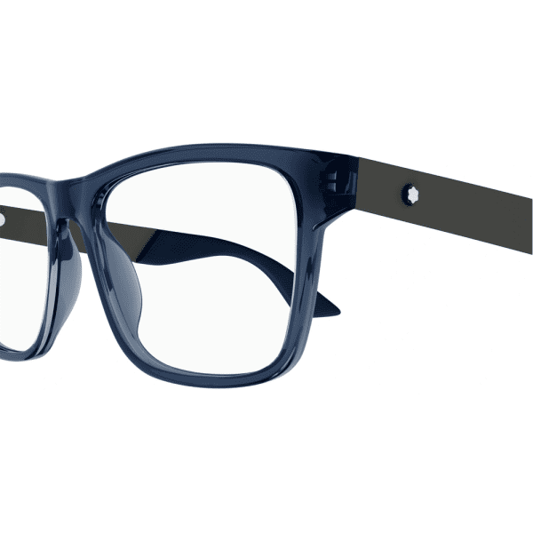 MONT BLANC MB0300O 002 Men Optical Glasses Blue - Image 2