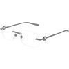 GUCCI GG1703O 001 Men Optical Glasses Silver - Image 3