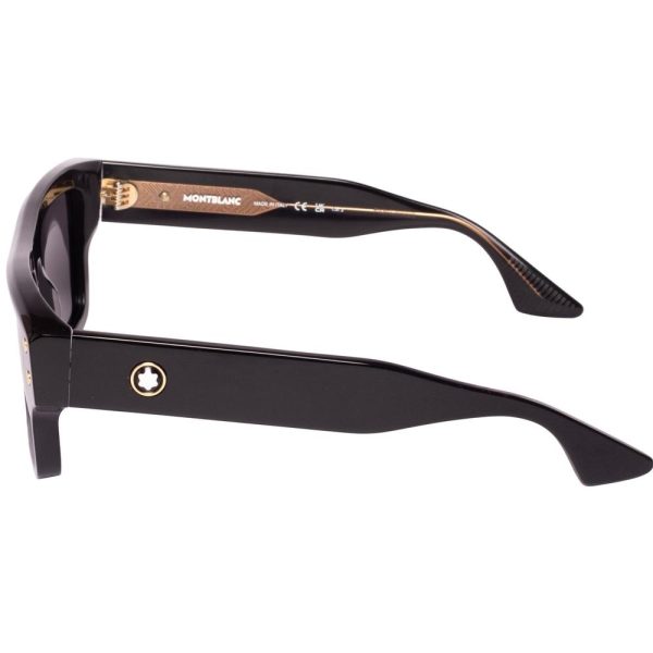 MONT BLANC MB0253S 001 Men Sunglass Black - Image 3