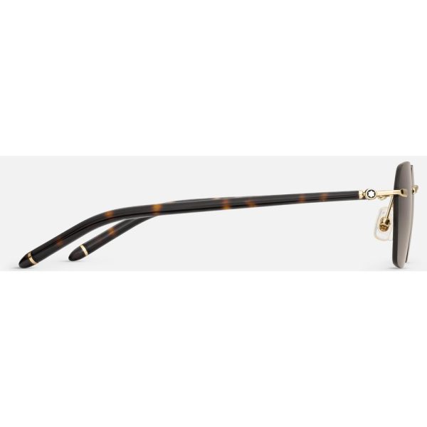 MONT BLANC MB0367S 004 Men Sunglass Silver - Image 3