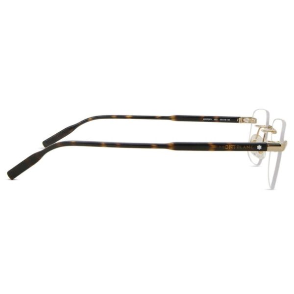 MONT BLANC MB0088O 003 Men Optical Glasses Gold - Image 3