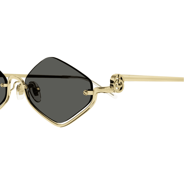 GUCCI GG1604S 001 Women Sunglass Gold - Image 3