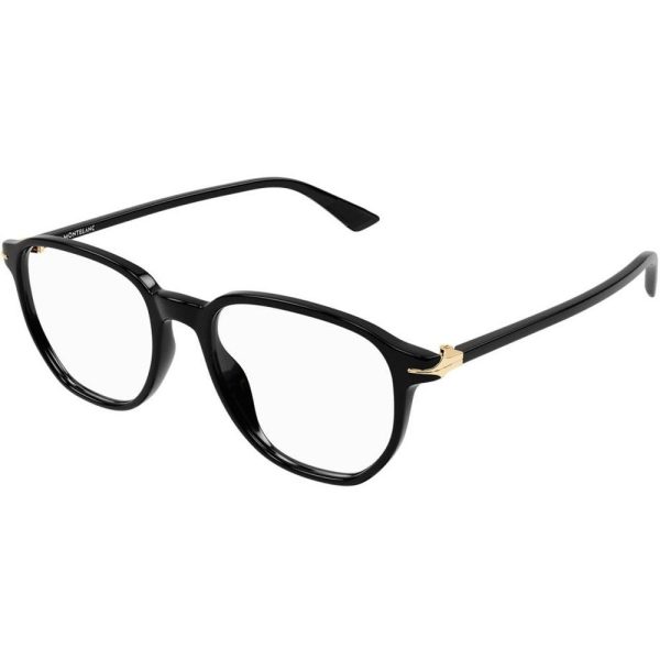 MONT BLANC MB0366O 001 Men Optical Glasses Black - Image 3