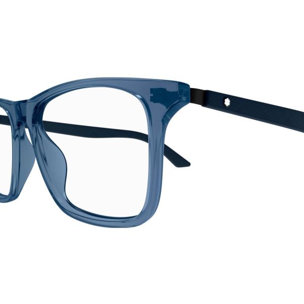 MONT BLANC MB0359O 005 Men Optical Glasses Blue - Image 3