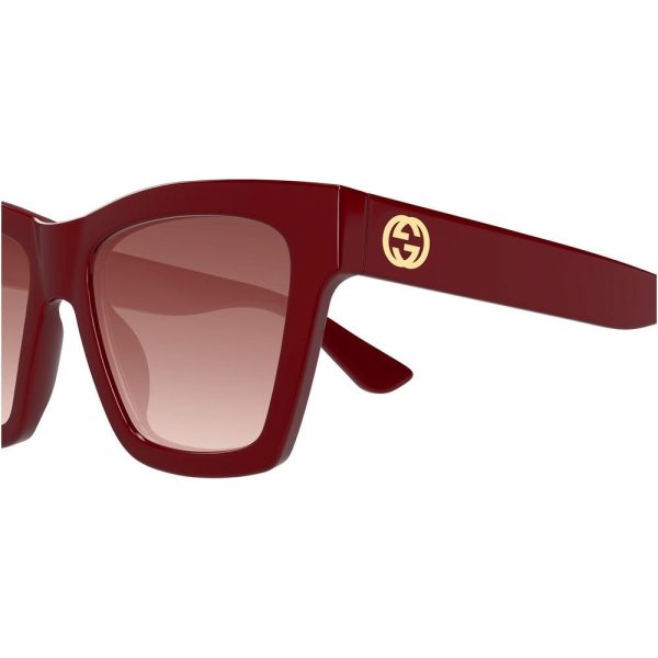 GUCCI GG1714S 003 Women Sunglass Red - Image 3