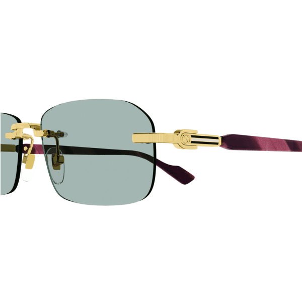 GUCCI GG1221S 003 Men Sunglass Gold - Image 3
