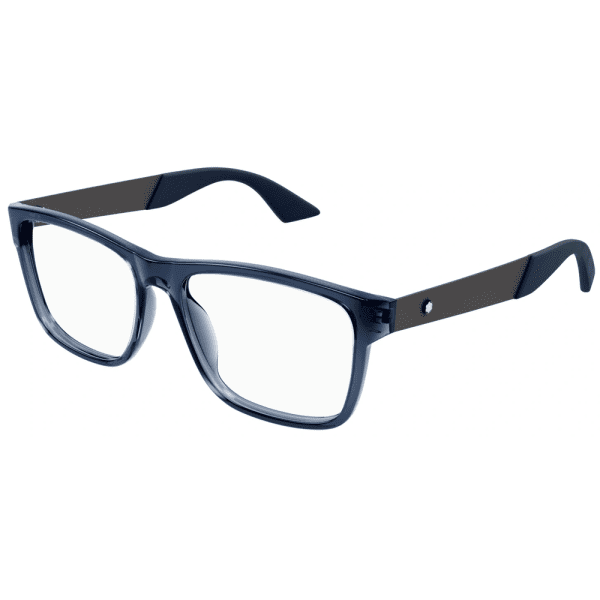 MONT BLANC MB0300O 002 Men Optical Glasses Blue - Image 3