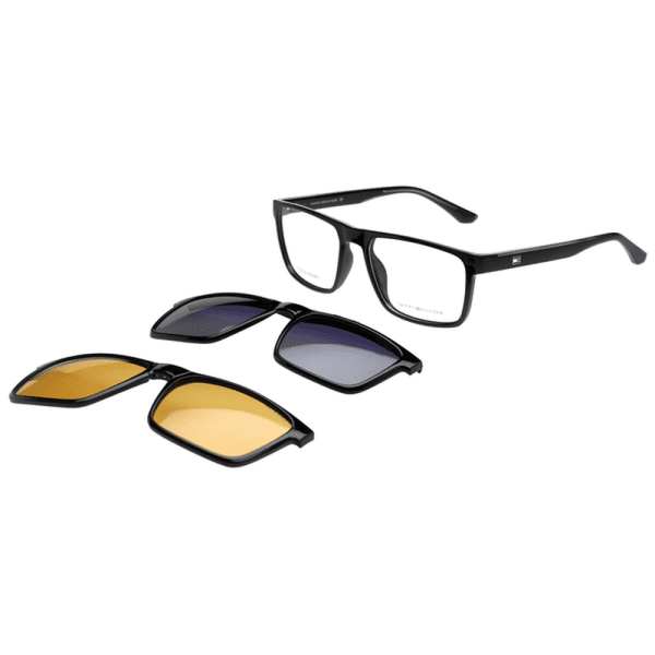 TOMMY HILFIGER TH 1091 C1 Unisex Clip Ons Black