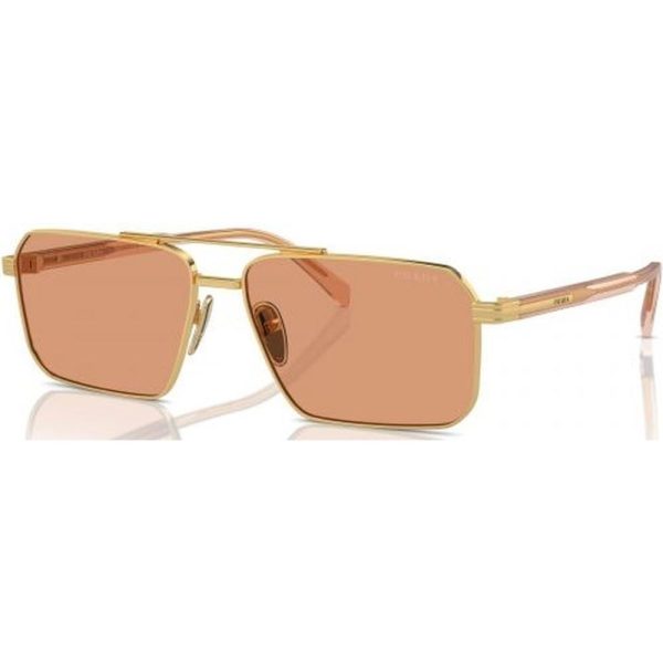 PRADA SPR A57 5AK-07V Men Sunglass Gold - Image 2