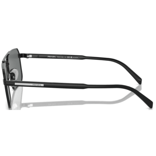 PRADA SPR A57 1AB-5Z1 Unisex Sunglass Black - Image 3