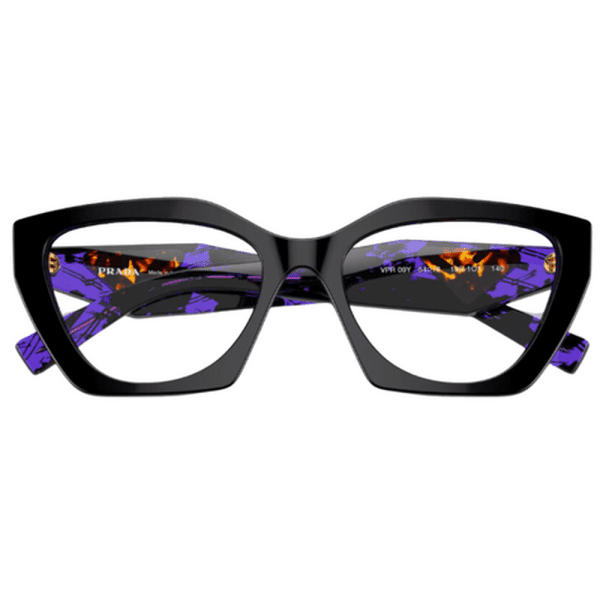 PRADA VPR 09Y 19S-1O1 Women Optical Glasses Black - Image 3