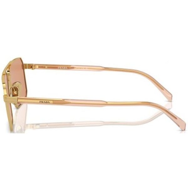 PRADA SPR A57 5AK-07V Men Sunglass Gold - Image 3