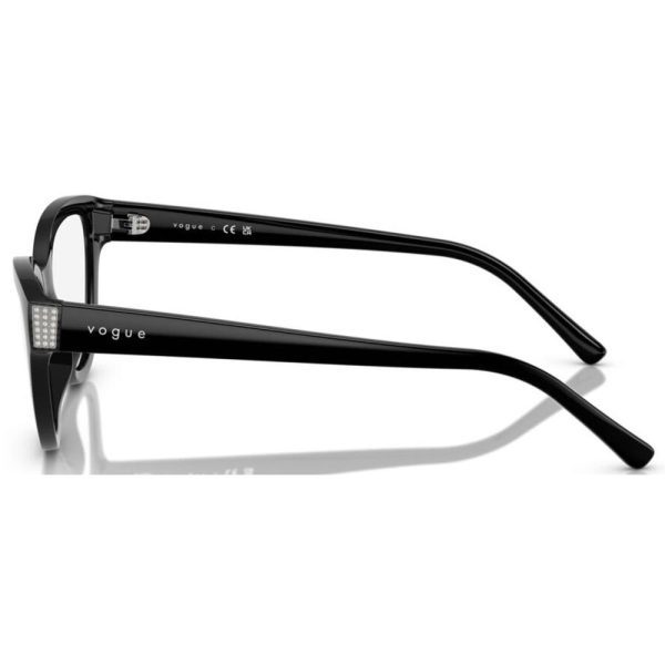 VOGUE VO 5610-B W44 Women Optical Glasses Black - Image 3