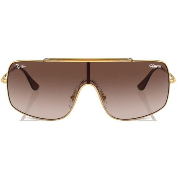 RAYBAN RB3897 001/13 - Metal full Rayban Gold brown Square