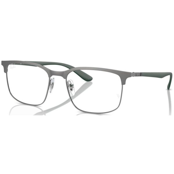 RAYBAN RB6518 2620 - Metal full Rayban Silver Square - Image 2