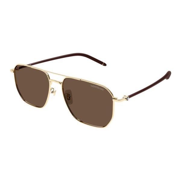 MONT BLANC MB0367A 003 - Metal full MONT BLANC Gold brown Square - Image 2