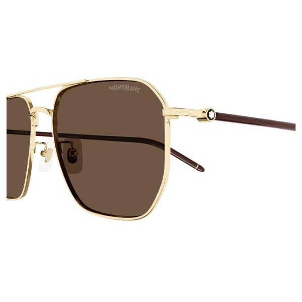MONT BLANC MB0367A 003 - Metal full MONT BLANC Gold brown Square - Image 3