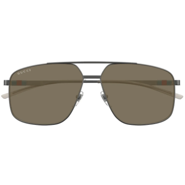 GUCCI GG1676S 003 60 - Metal full Gucci Gunmetal Square